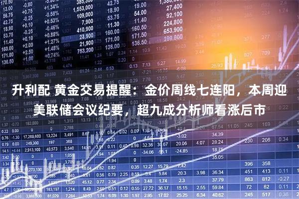 升利配 黄金交易提醒：金价周线七连阳，本周迎美联储会议纪要，超九成分析师看涨后市