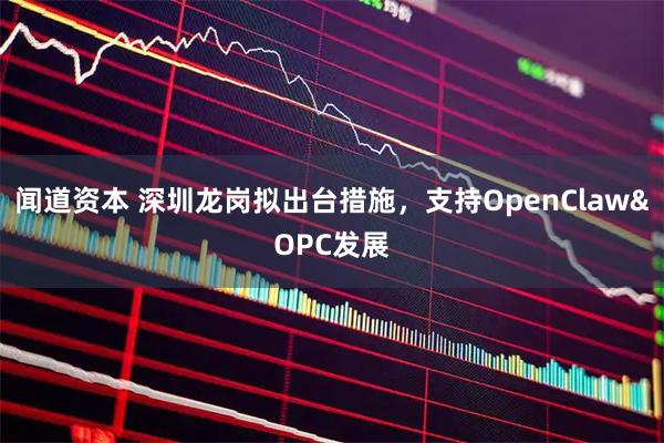 闻道资本 深圳龙岗拟出台措施，支持OpenClaw&OPC发展